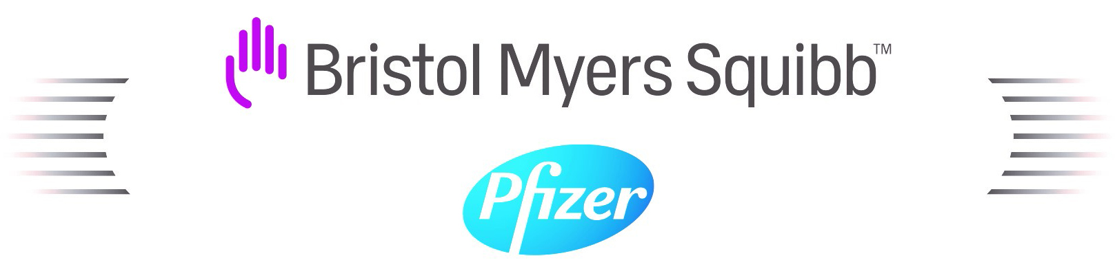 BMS Pfizer stacked Logo hochformat